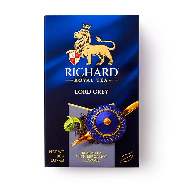 Чай чёрный Lord Grey Richard с бергамотом листовой