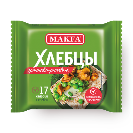 Хлебцы гречнево-рисовые Makfa воздушные