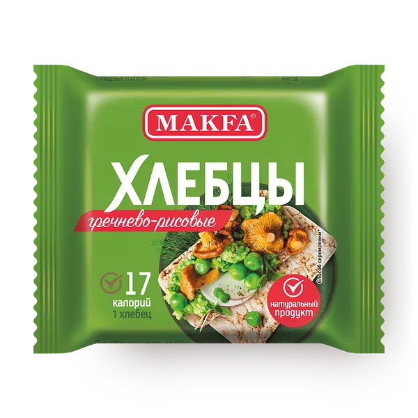 Хлебцы гречнево-рисовые Makfa воздушные