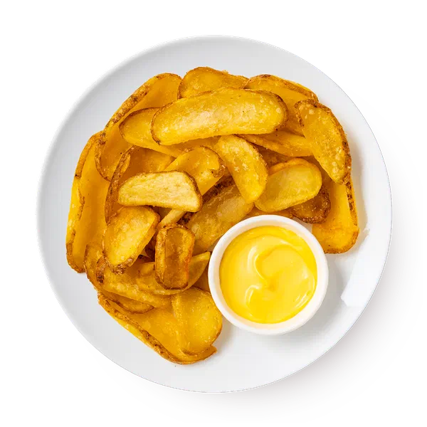Чипсы картофельные в кожуре с сырным соусом «Из Лавки»