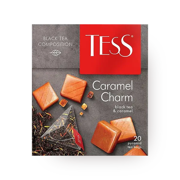 Чай чёрный Caramel Char Tess в пирамидках