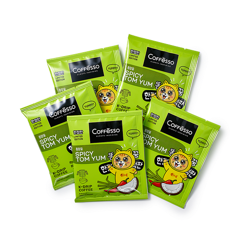 Кофе в дрип-пакетах Coffesso Spicy Tom Yam сашет, 5x10 г, 5 шт