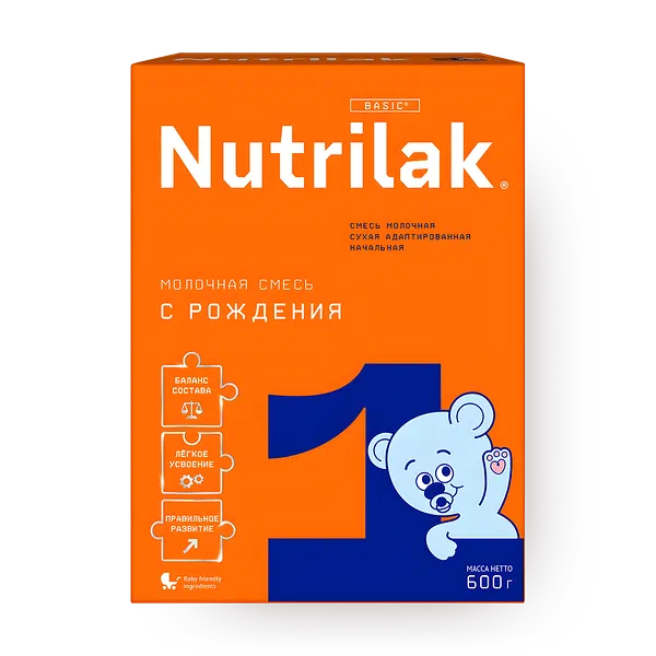 Смесь молочная сухая Premium Nutrilak 1 с рождения