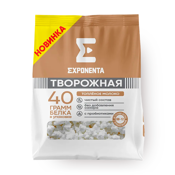 Творожная масса Exponenta топлёное молоко