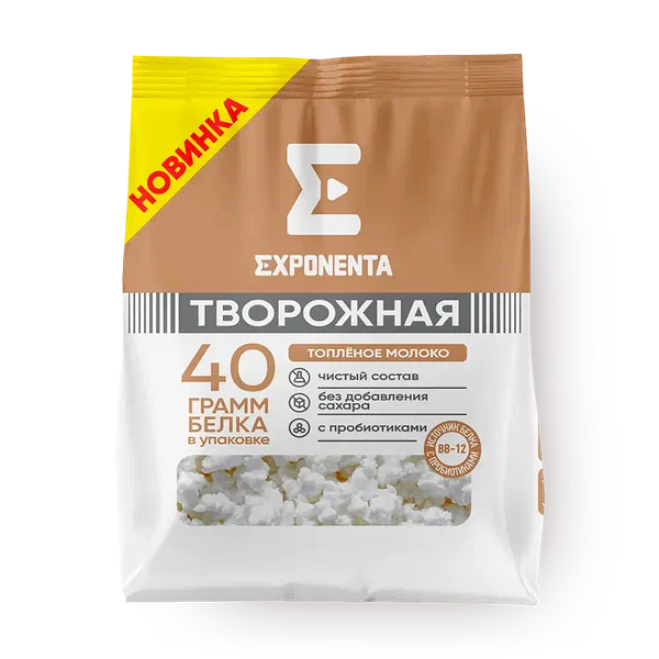 Творожная масса Exponenta топлёное молоко