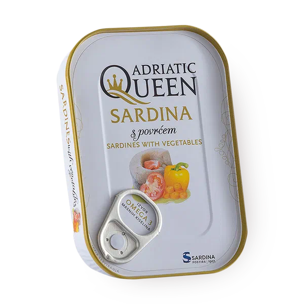 Сардины Adriatic Queen с овощами