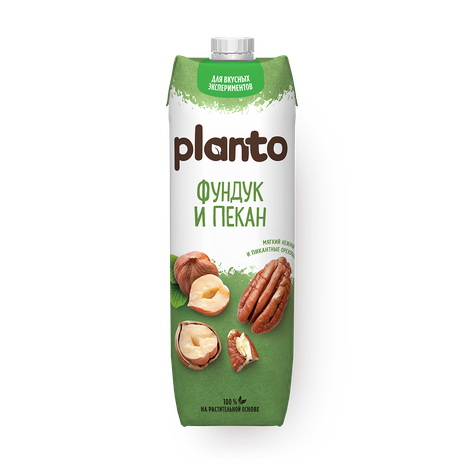 Напиток ореховый Planto фундук-пекан 1%