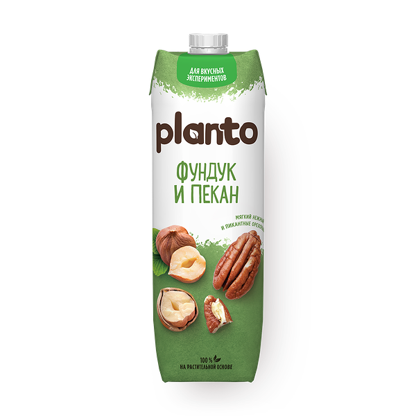 Напиток ореховый Planto фундук-пекан 1%