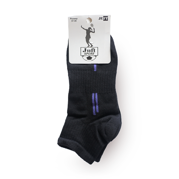 Носки Juft Спорт чёрные 37-39