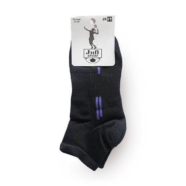 Носки Juft Спорт чёрные 37-39