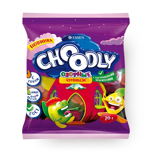 Мармелад жевательный Озорные чумиксы Choodly Essen