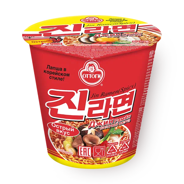 Лапша быстрого приготовления Otoki Jin Ramen острая