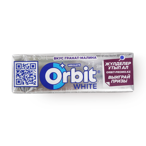 Жевательная резинка Orbit White гранат-малина