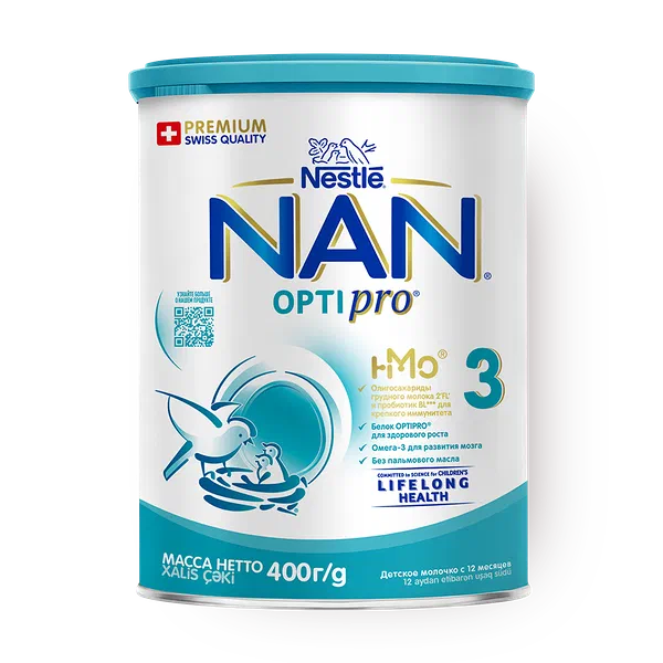 Смесь молочная сухая Nan Optipro Nestle 3 с 12 месяцев