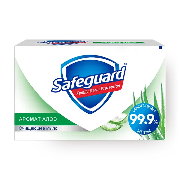 Мыло туалетное Safeguard Нежный уход с алоэ