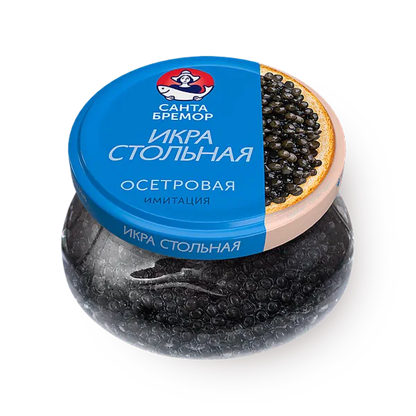 Икра осетровая Стольная «Санта Бремор» пастеризованная
