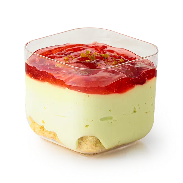 Десерт Кейк-бокс «Вкусная история» фисташково-клубничный замороженный