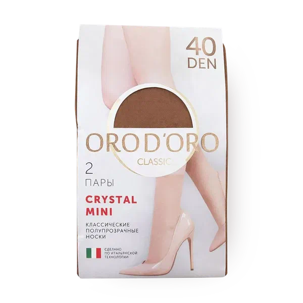Носки женские Orod'oro Сrystal Mini 40 den цвет Glace размер 23-25