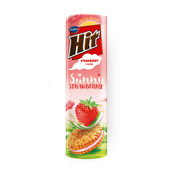 Печенье-сэндвич Bahlsen Hit Strawberry