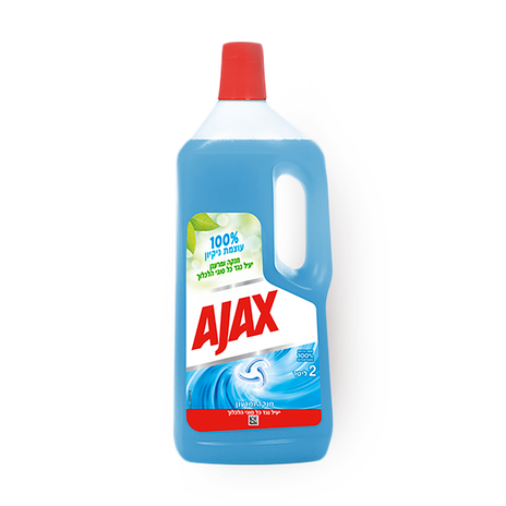 Ajax liquid for general cleaning and floors with a fresh scent