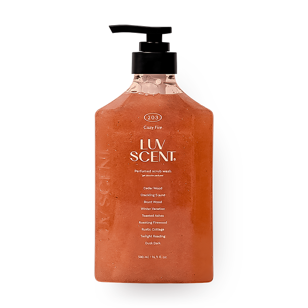 Гель-скраб для душа Luvscent Cozy Fire