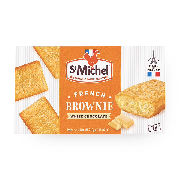 Пирожное Брауни StMichel с белым шоколадом