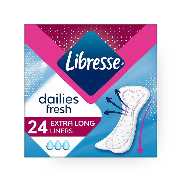Прокладки ежедневные Libresse Dailyfresh Extra Long