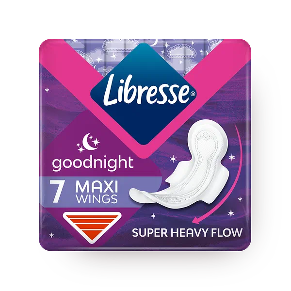 Прокладки гигиенические Libresse Maxi Goodnight+