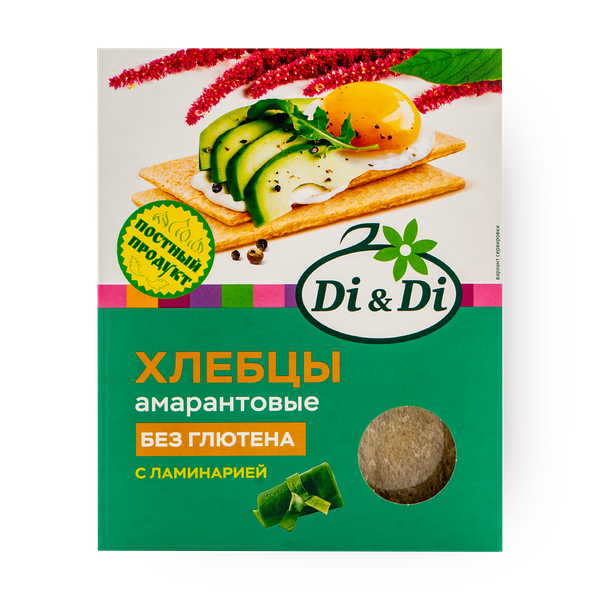 Хлебцы амарантовые Di&Di с ламинарией
