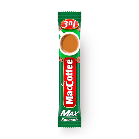 Кофейный напиток растворимый 3в1 MacCoffee Max крепкий