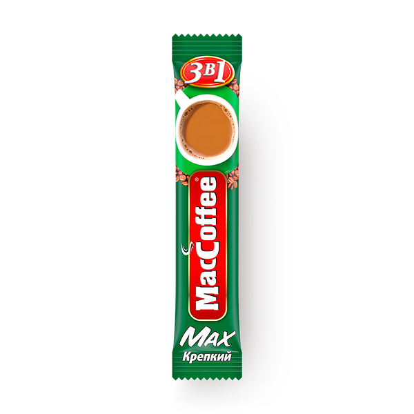 Кофейный напиток растворимый 3в1 MacCoffee Max крепкий