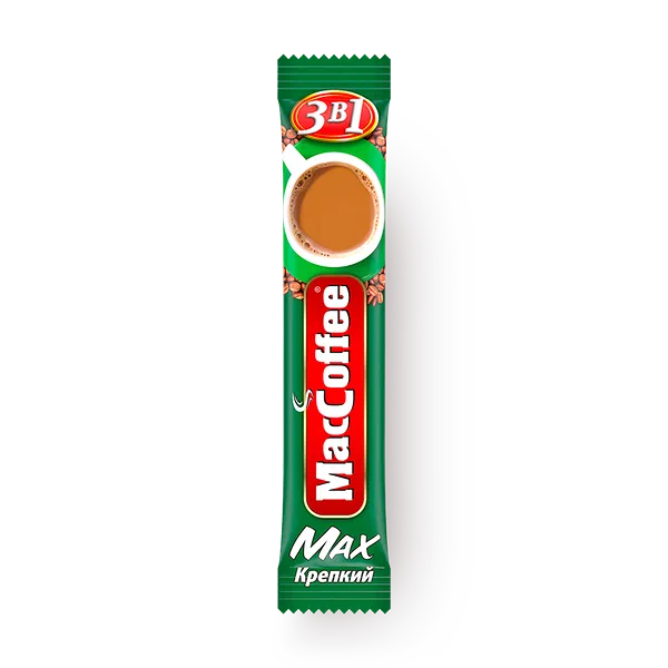 Кофейный напиток растворимый 3в1 MacCoffee Max крепкий