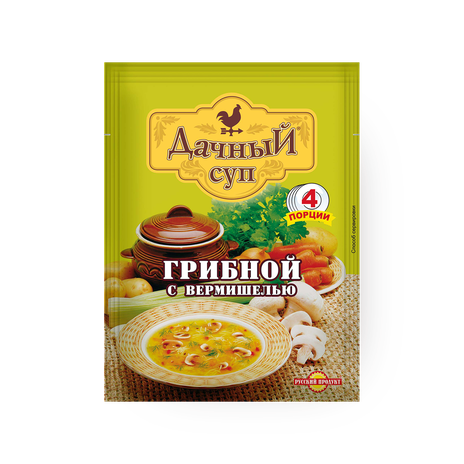 Суп Дачный Грибной с вермишелью