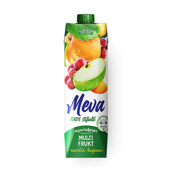 Напиток сокосодержащий мультифруктовый неосветленный Meva Juice