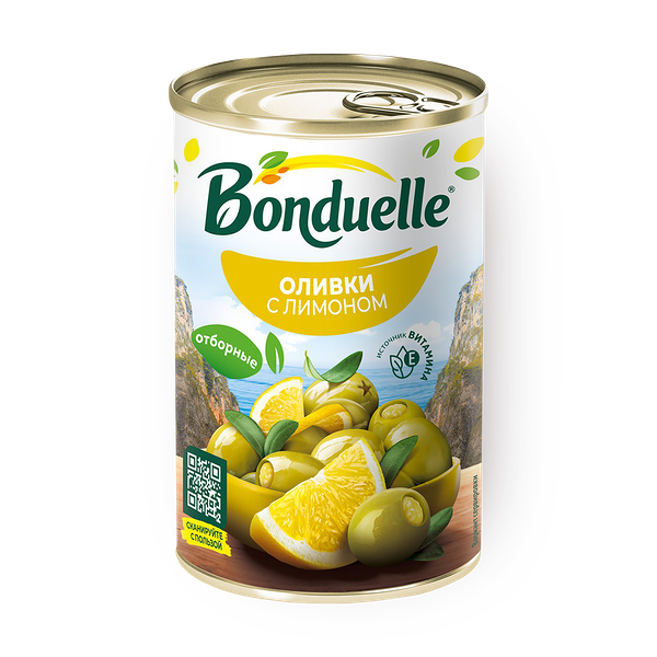 Оливки Мансанилья с лимоном Bonduelle