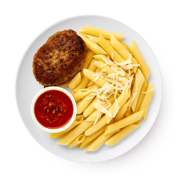 Котлета домашняя с макаронами Damdala