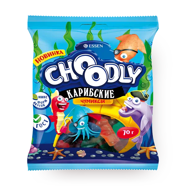 Мармелад жевательный Карибские чумиксы Choodly Essen