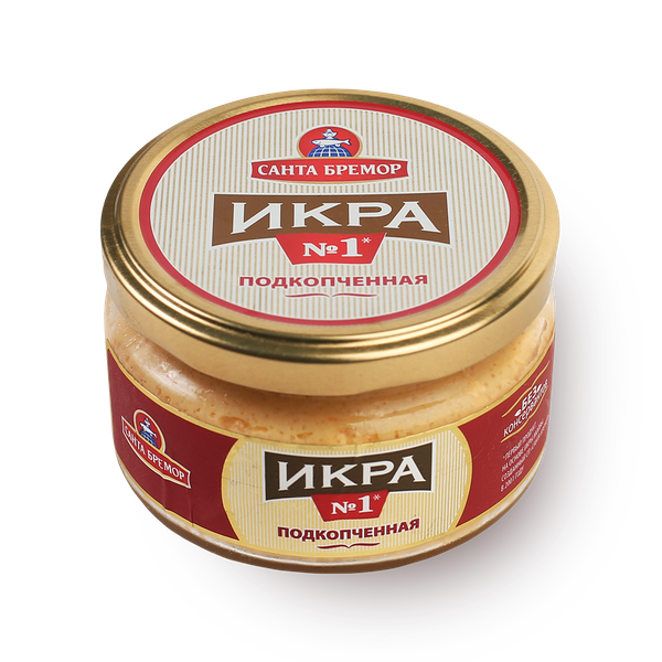 Икра деликатесная подкопчённая «Санта Бремор»