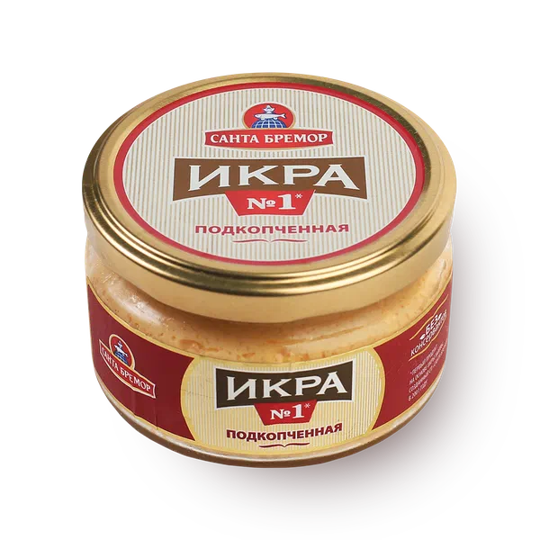 Икра деликатесная подкопчённая «Санта Бремор»