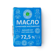 Масло сливочное 72,5% «Просто молоко» крестьянское, 180 г — купить с ...