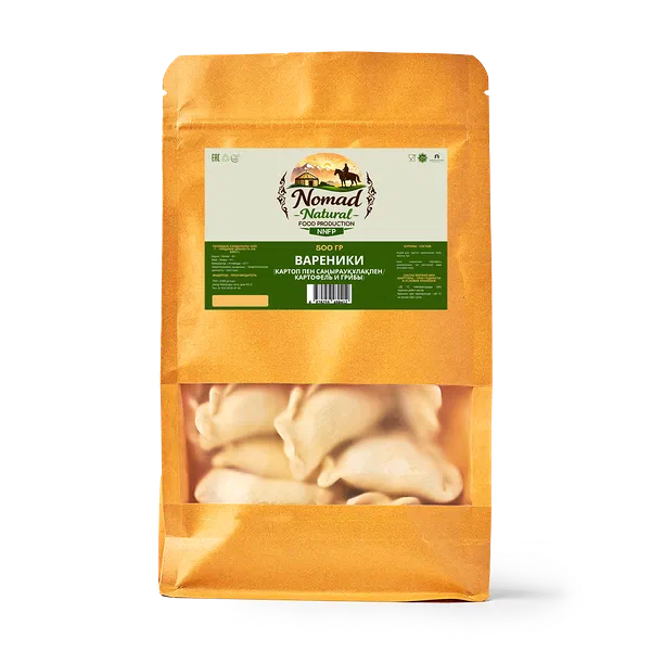 Вареники с картофелем и грибами NNFP