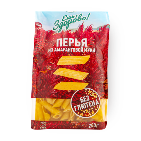 Макароны Перья «Ешь Здорово» из амарантовой муки без глютена