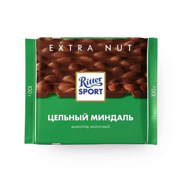 Шоколад молочный Ritter Sport цельный миндаль