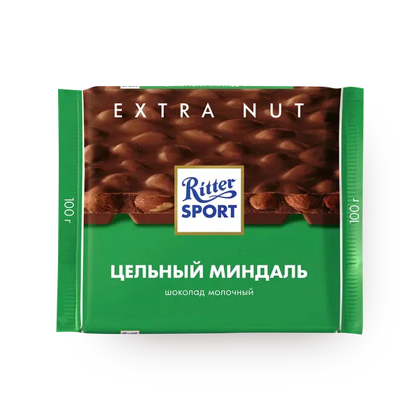 Шоколад молочный Ritter Sport цельный миндаль