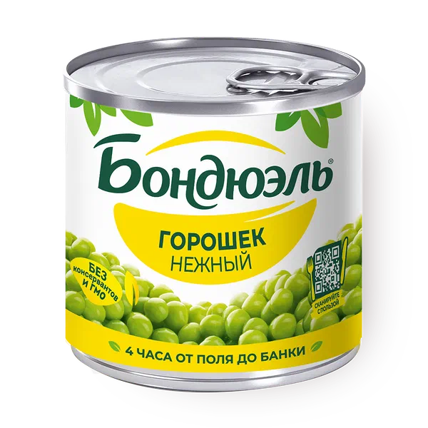 Горошек зелёный Bonduelle Нежный