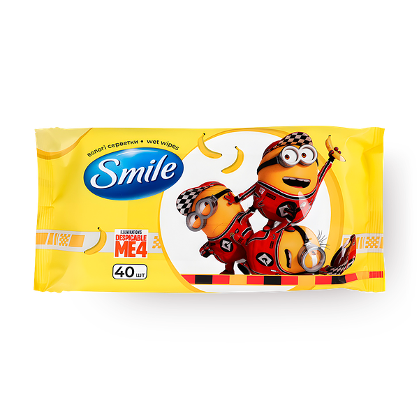 Салфетки влажные Smile Лицензионные герои