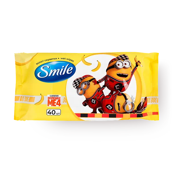 Салфетки влажные Smile Лицензионные герои