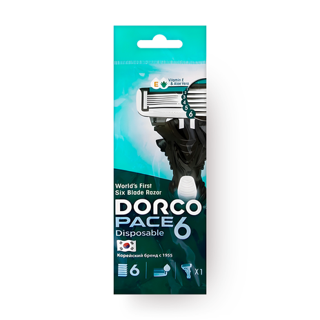 Станок для бритья одноразовый Dorco Pace 6