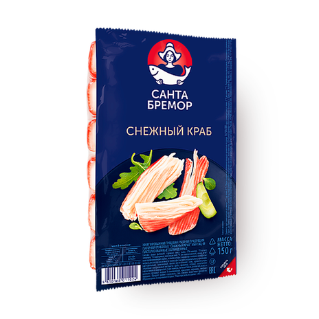 Крабовые палочки Снежный краб «Санта Бремор»