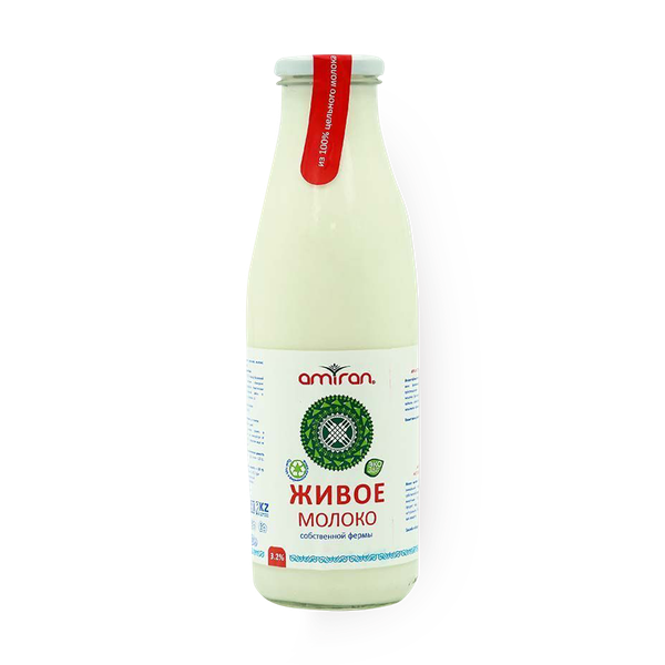 Молоко 3,2% «Амиран» Живое
